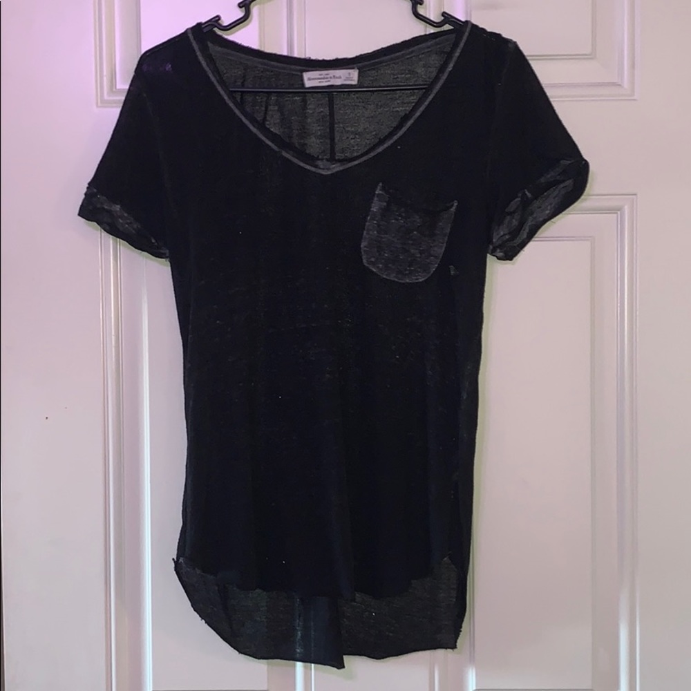 Abercrombie see through short sleeve tee